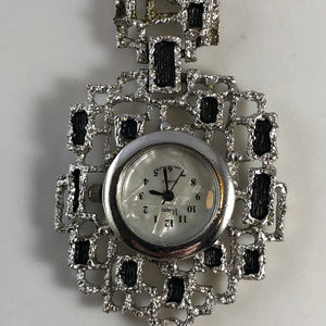 Vintage Sheffield Pendant Watch Modern Cubic Style